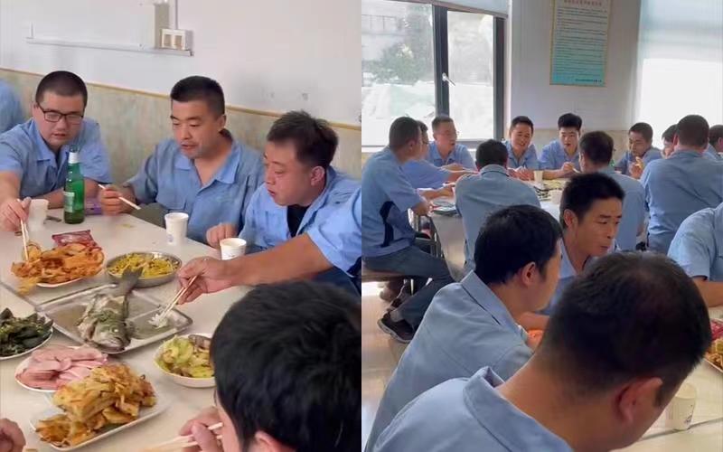 封閉生產(chǎn)，大家在公司度過難忘的中秋